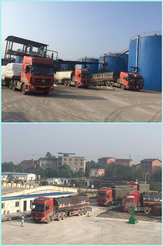 車輛等待卸貨中 車輛等待卸貨中